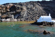 Santorini Hots Springs: A famous natural landmark on the small island of  Palea Kameni in the santorini Caldera.