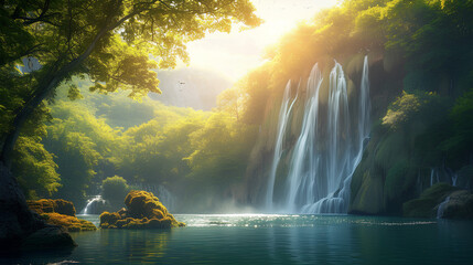 Wall Mural - waterfall
