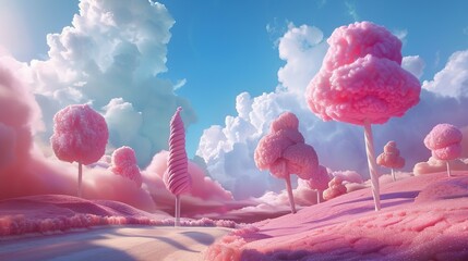 Cotton candy land