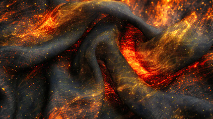 Wall Mural - The Fiery Veins of the Earth, A Vivid Display of Lava Flowing, Symbolizing Natures Power and Untamed Beauty