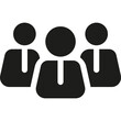 © Langkah Studio - Business Management  Team Icon in Glyph Style