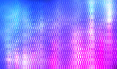 Wall Mural - abstract futuristic technology hexagonal background with bright blue and pink color. hexagonal netwo