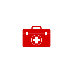 Wall Mural - First aid kit icon isolated on transparent background