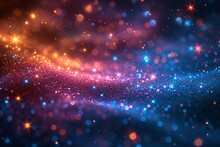 Galaxy Glow A Celestial Celebration Of Light And Color Generative AI