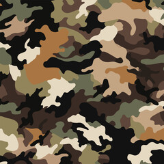 Wall Mural - Abstract background with a camo style pattern design