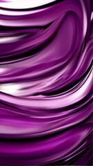 Wall Mural - Purple abstract background with elegant motion graphics of wavy purple curve lines.