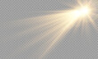 © David - Light Vector with Sun Glare. Sun, Sunrays, and Glare in PNG Format. Gold Flare and Glare.