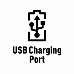 Poster - USB Charging Port vector information sign