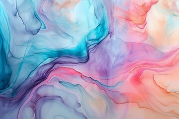 Wall Mural - abstract watercolor background. Generative AI