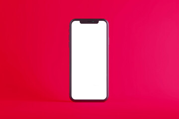 smartphone, transparent screen PNG, sketch, front, ui, ios. colorful background. technology concept. we are connected. youthful colors