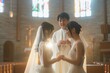 女性同士で結婚式を挙げる日本人女性（LGBTQ・レズビアン・同性婚）