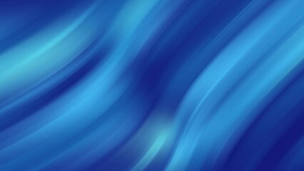 Wall Mural - abstract blue gradient 4k animation, soft stripes motion background design element