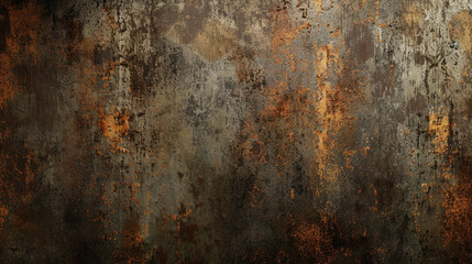 A scratched grunge metallic texture with layers of rust and tarnish