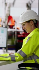 Poster - Female Engineer Working