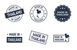 made in Thailand labels set, Kingdom of Thailand product icon