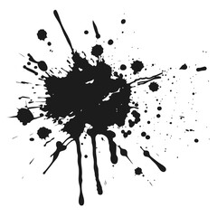 Wall Mural - Ink Splatter Vector