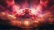 © Adobe Contributor - An illustration of a large crowd of people gathered in a stadium watching a concert with a large stage and bright lights