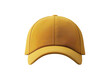 © JetHuynh - yellow baseball cap mockup front view, white background isolated PNG