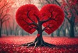 tree with heart