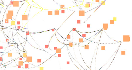 Wall Mural - Big data and artificial intelligence concept. Machine learning and cyber mind domination