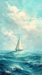 sailboat ocean sky background top rated random arts glistening seafoam wherever white sketch lines skiff compass