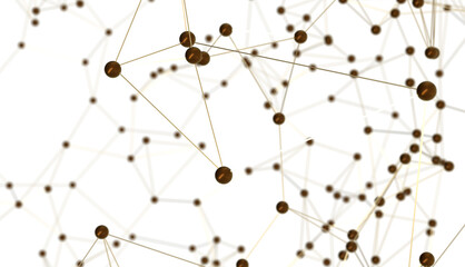 Wall Mural - Big data and artificial intelligence concept. Machine learning and cyber mind domination