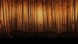  Background with bamboo forest in Bronze color