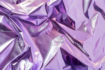 Poster - pastel purple metallic foil background