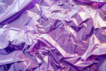 Sticker - pastel purple metallic foil background