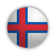 Flaga Wysp Owczych Przycisk