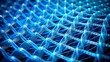 Abstract background of interlaced mesh in  blue color