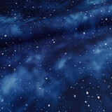 Fototapeta Na sufit - A Painting of a Night Sky With Stars