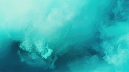  Cyan Color Fog Background.