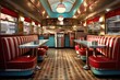 © SaroStock - An old American diner interior from the 1950s