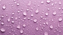  The Background Of Raindrops Is In Mauve Color.