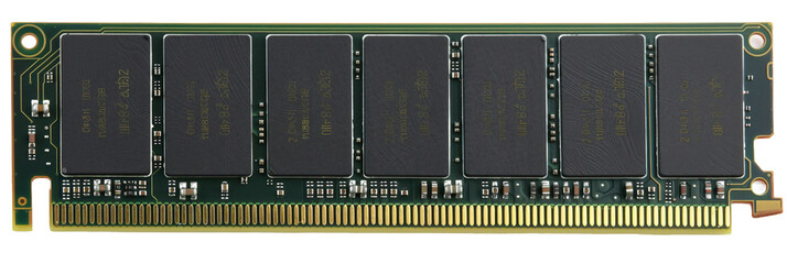 RAM Random Access Memory, transparent background, isolated image, generative AI