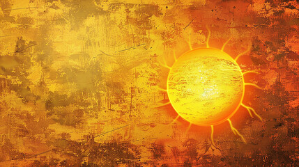 Canvas Print - Textura de fundo do sol