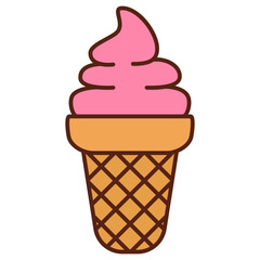 Poster - ice cream cone