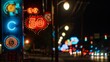 Neon signs on route 66 : Generative AI