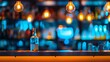 abstract blur and defocused night bar and restaurant for background : Generative AI