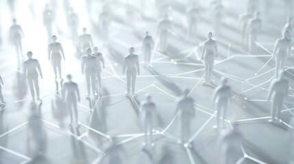 Leinwandbilder - Global business structure of networking. Analysis and data exchange customer connection, HR recruitment and global outsourcing, Customer service, Teamwork, Strategy, Technology and soc : Generative AI