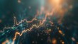 © Generative AI - Stock market or forex trading graph and candlestick chart suitable for financial investment concept. Economy trends background for business idea and all art work design. Abstract finan : Generative AI