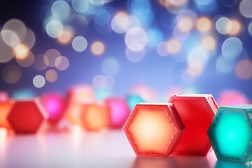 Abstract Atom Structure Macro Photography View