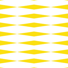 Wall Mural - abstract geometric repeatable yellow rhombus pattern.