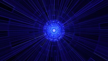 Wall Mural - background black blue color light dark energy hyper for loop playback 4k 60fps video