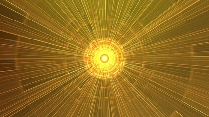 Wall Mural - Background Yellow Color Light Energy Hyper For Loop Playback 4k 60FPS Video