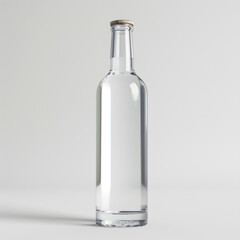 Poster - Bottle of vodka isolated