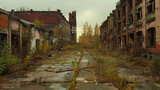 Fototapeta Uliczki - Abandoned hotel