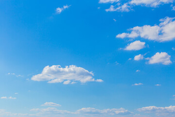 Wall Mural - blue sky and white clouds.