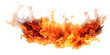 © World of PNG - A detail of the realistic fire flame isolated on transparent background